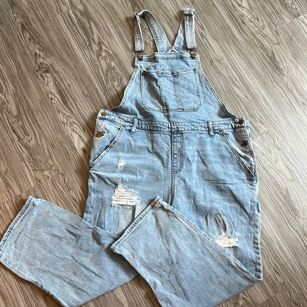 Wild fable overalls distressed XXL